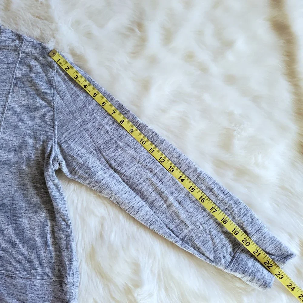 Athleta Coaster Luxe Cowl Neck Pullover Sweatshirt in Heather Gray Size XL - Picture 11 of 11